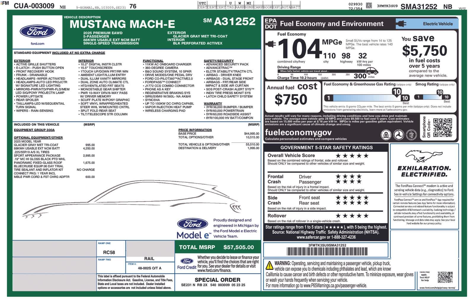 Thumbnail: 2025 Ford Mustang Mach-E - 5