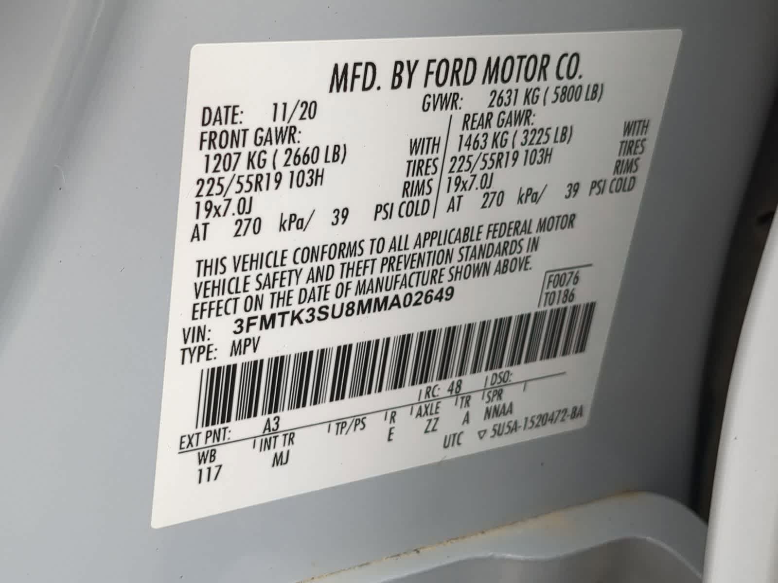 2021 Ford Mustang Mach-E Premium 40