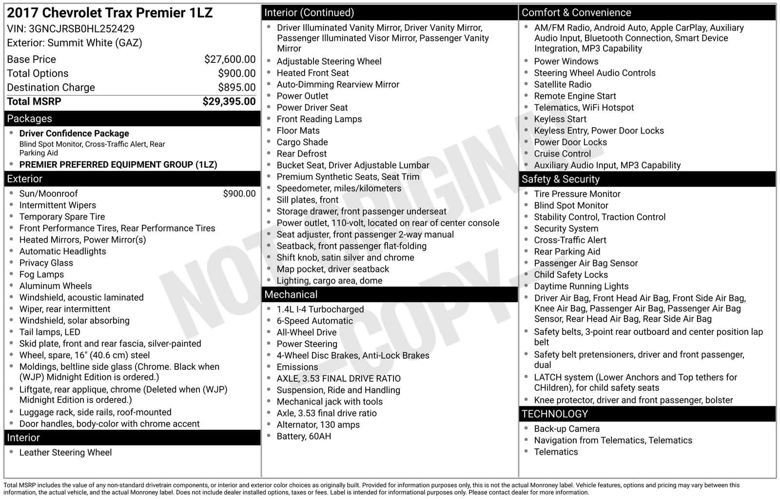 Thumbnail: 2017 Chevrolet Trax - 6