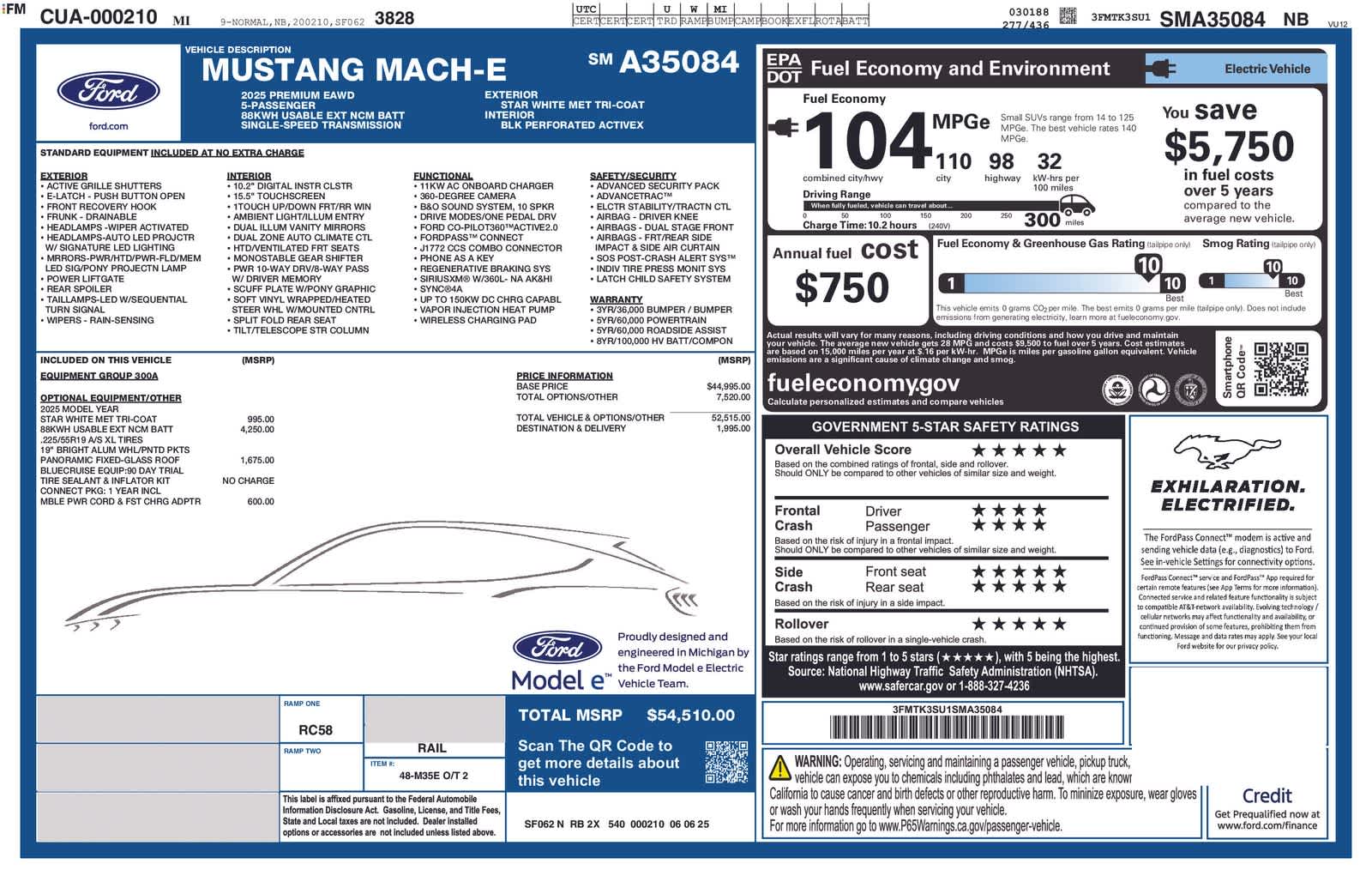 Thumbnail: 2025 Ford Mustang Mach-E - 5