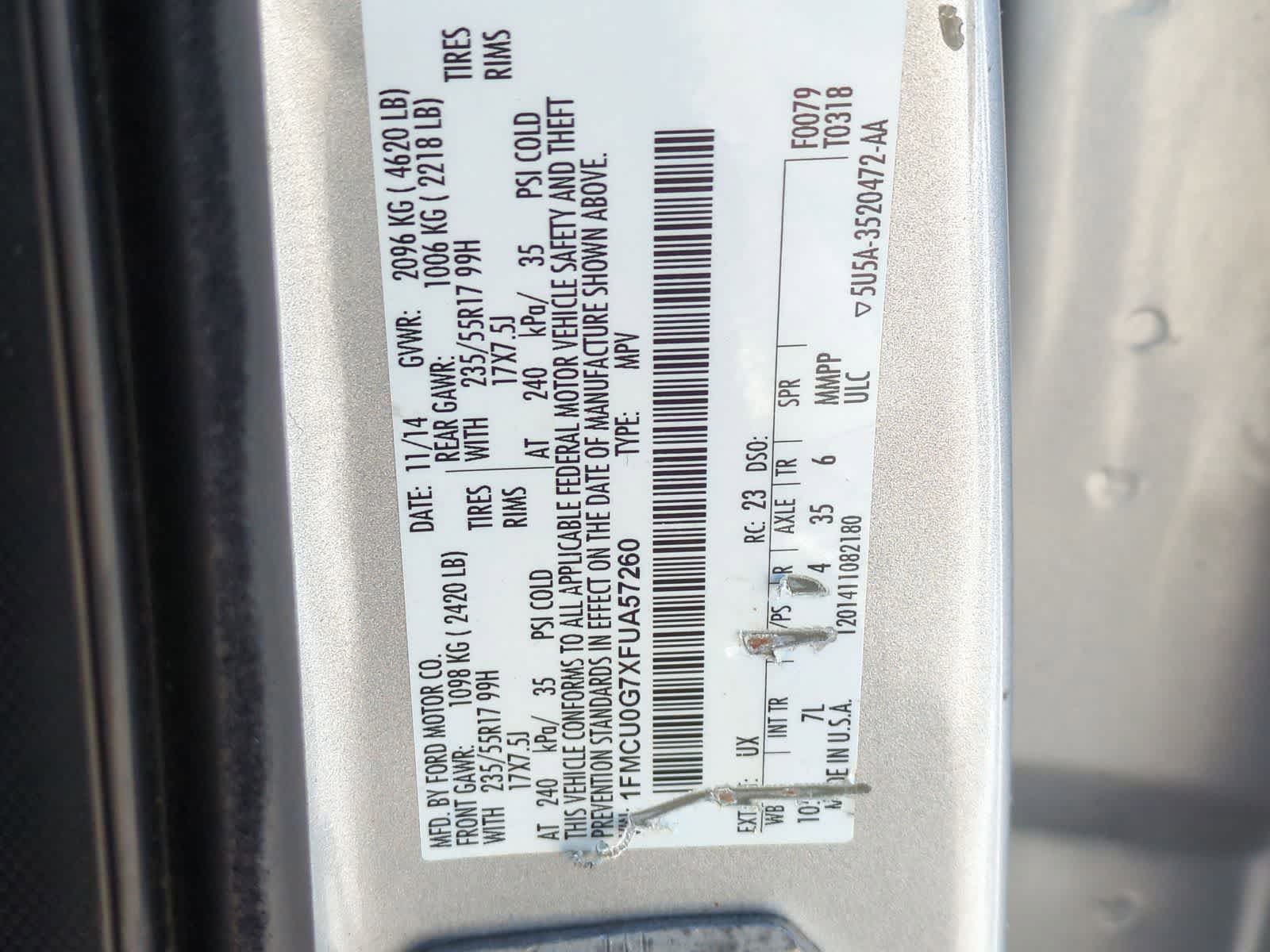 Thumbnail: 2015 Ford Escape - 28