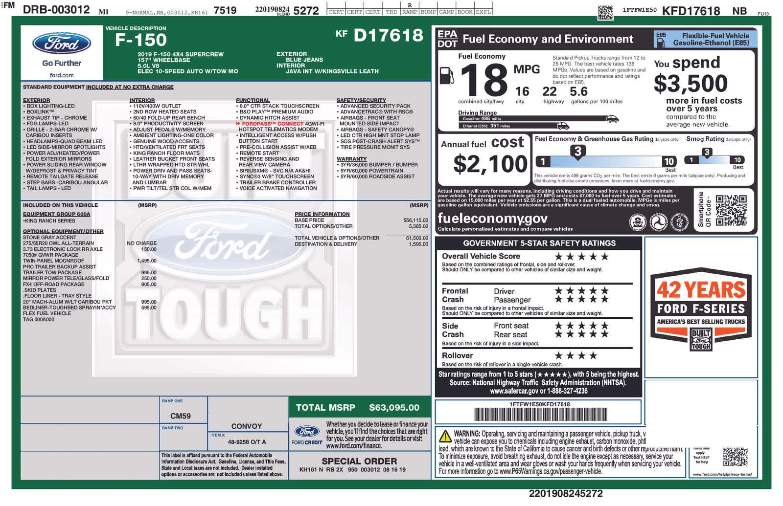 Thumbnail: 2019 Ford F-150 - 6