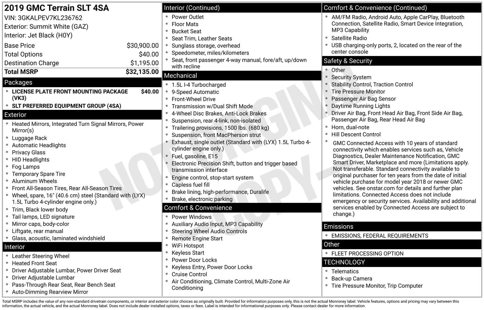 Thumbnail: 2019 GMC Terrain - 6