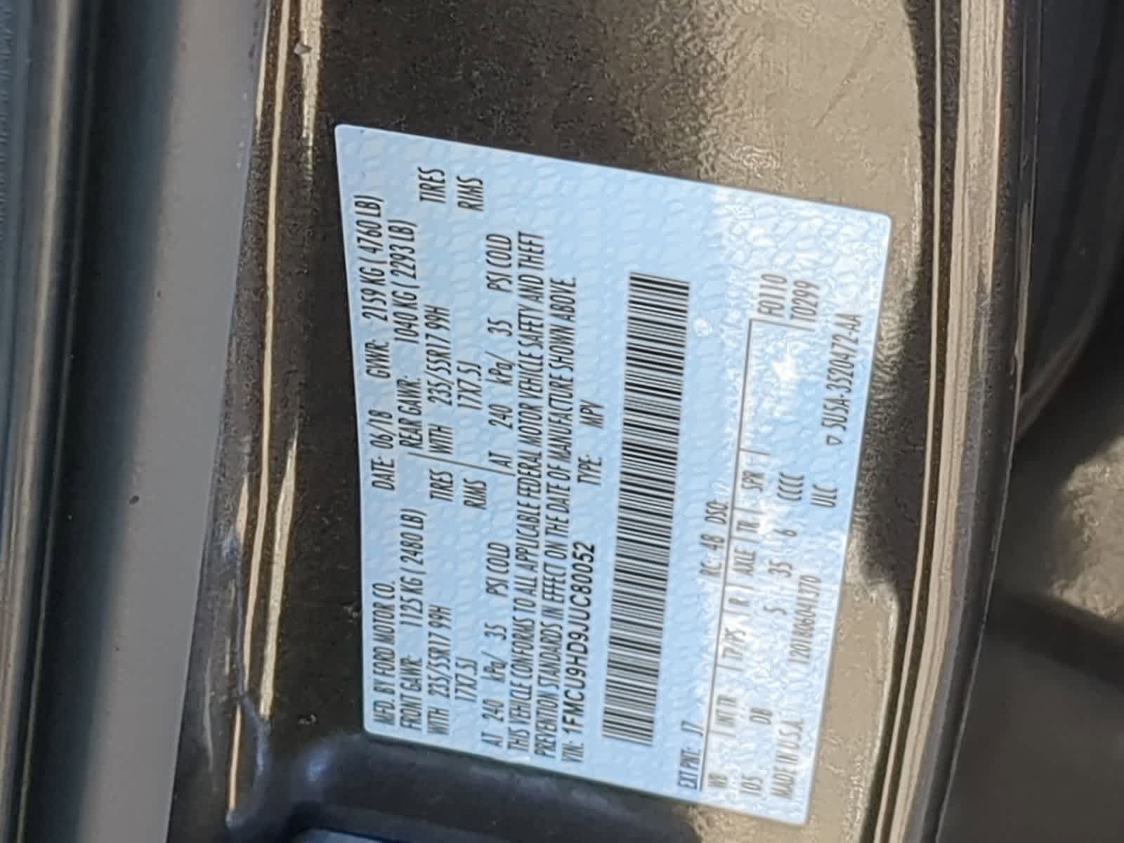 Thumbnail: 2018 Ford Escape - 36