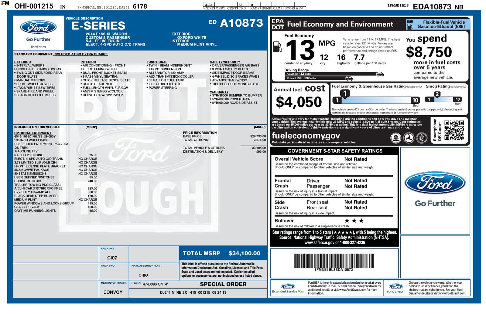 Thumbnail: 2014 Ford Econoline - 5