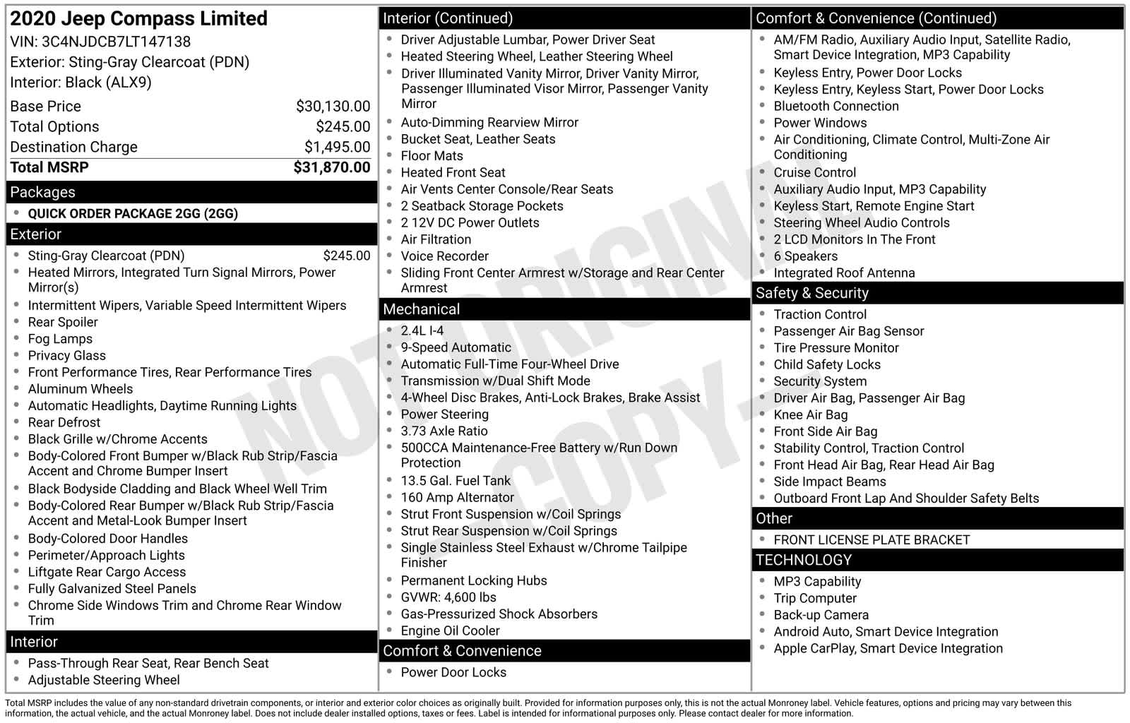 Thumbnail: 2020 Jeep Compass - 6