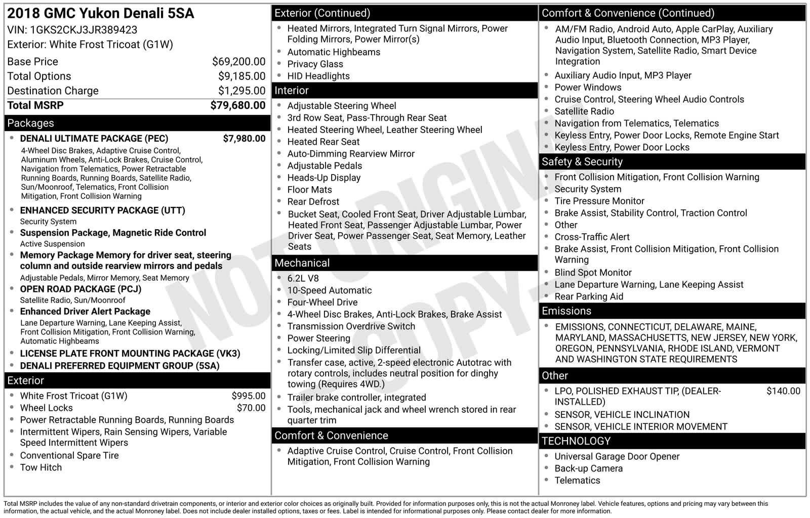 Thumbnail: 2018 GMC Yukon - 6