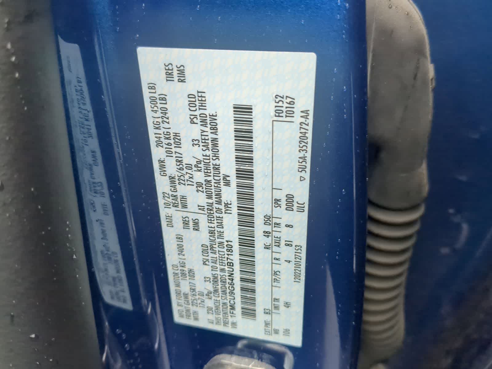 Thumbnail: 2022 Ford Escape - 37