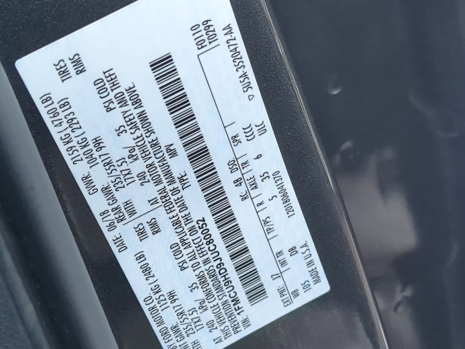 Thumbnail: 2018 Ford Escape - 36