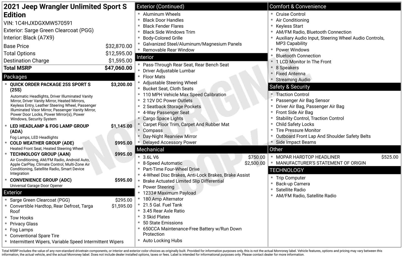 Thumbnail: 2021 Jeep Wrangler - 6