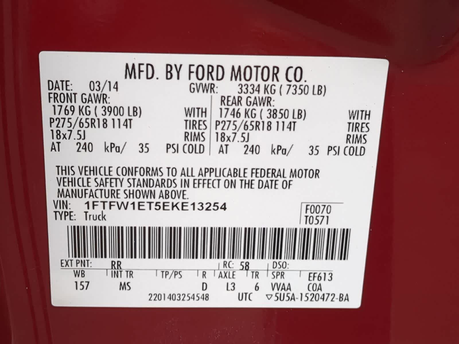 2014 Ford F-150 XLT 37