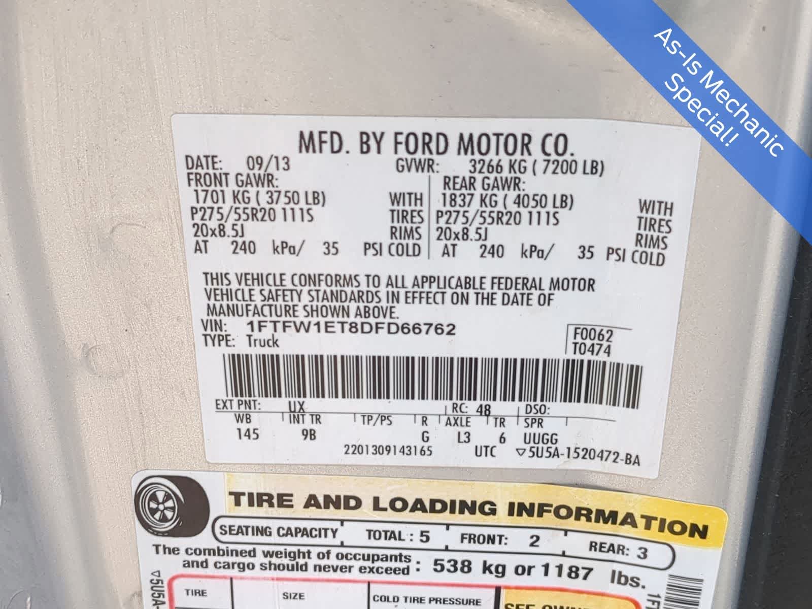 2013 Ford F-150 Platinum 37