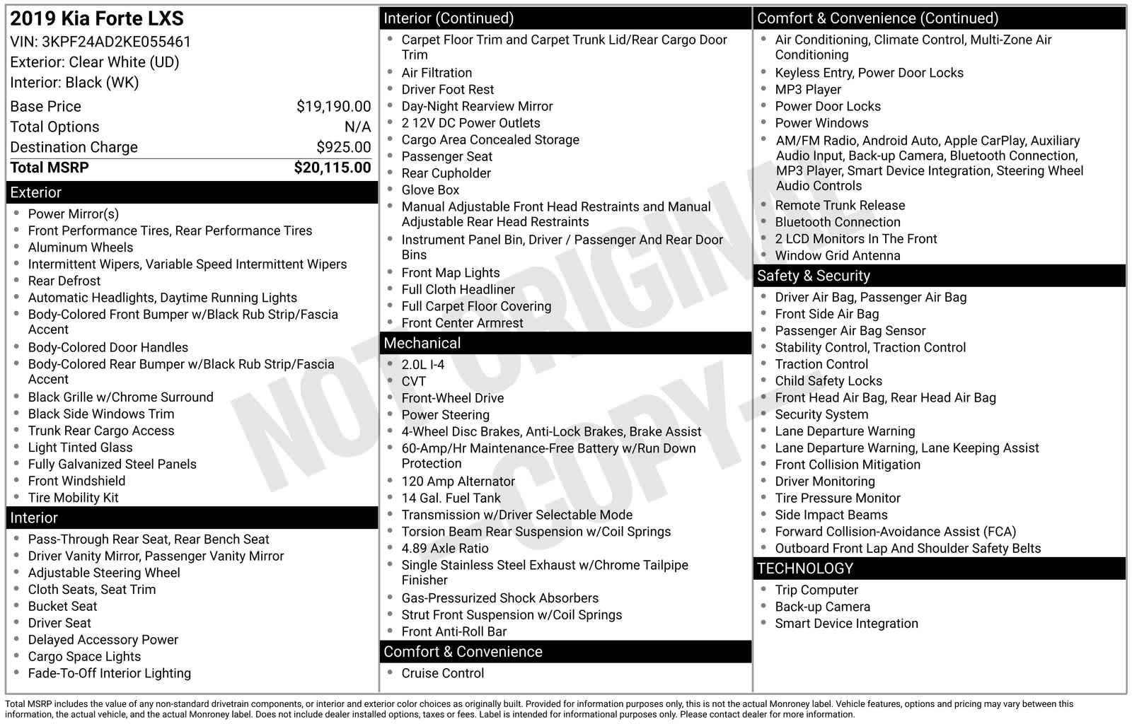 Thumbnail: 2019 Kia Forte - 6