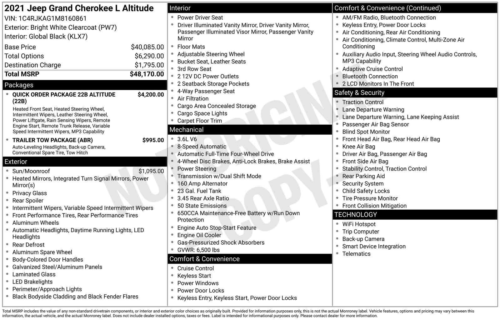 Thumbnail: 2021 Jeep Grand Cherokee L - 5