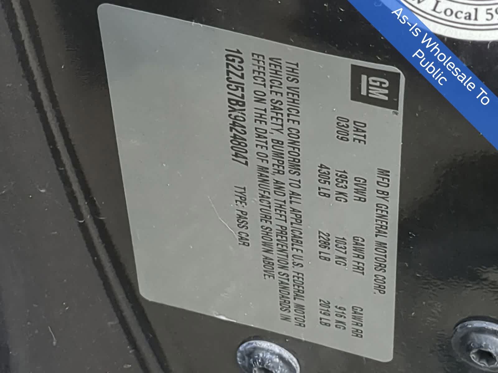 Thumbnail: 2009 Pontiac G6 - 32