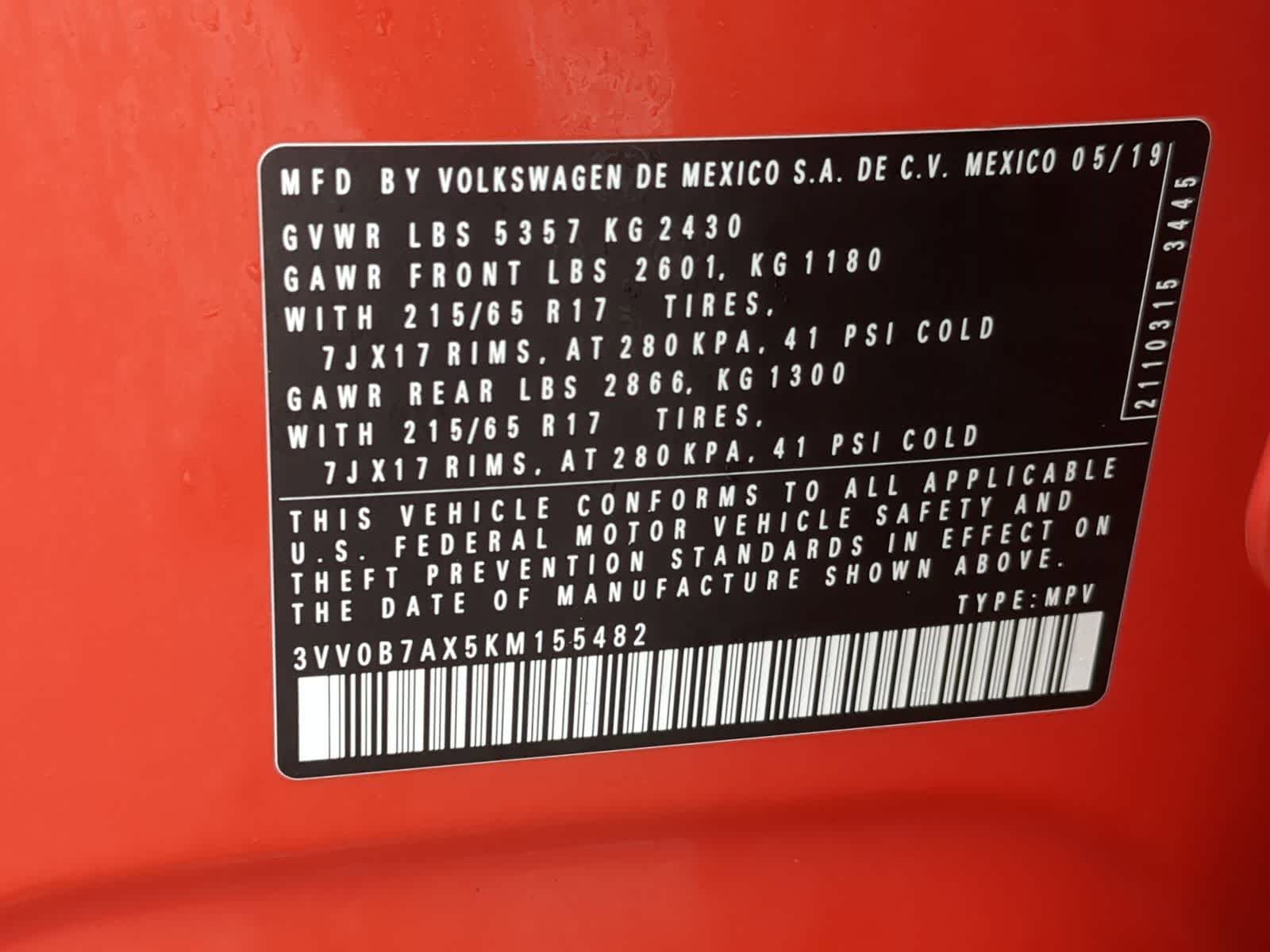 Thumbnail: 2019 Volkswagen Tiguan - 36