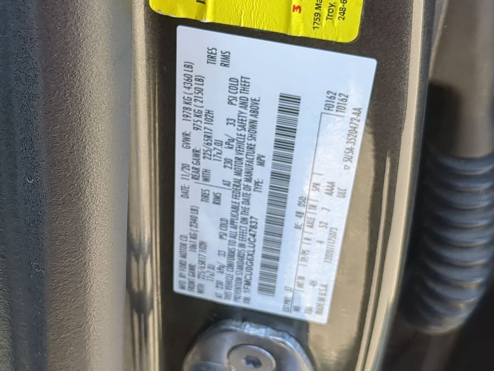 Thumbnail: 2020 Ford Escape - 35