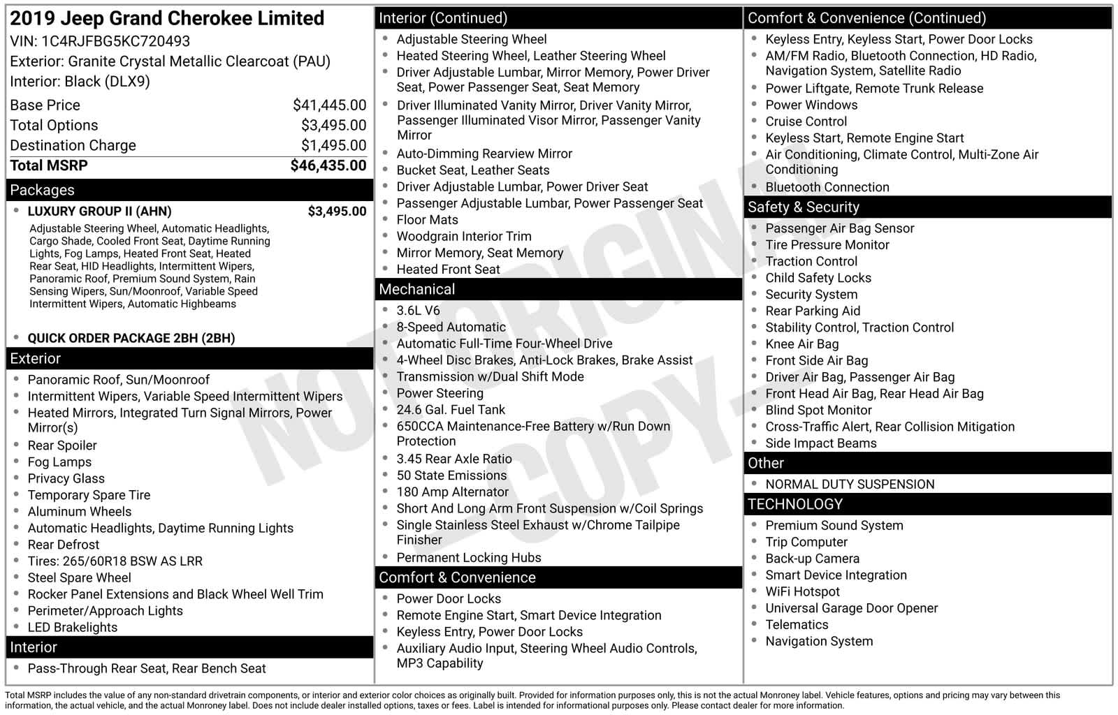 Thumbnail: 2019 Jeep Grand Cherokee - 6