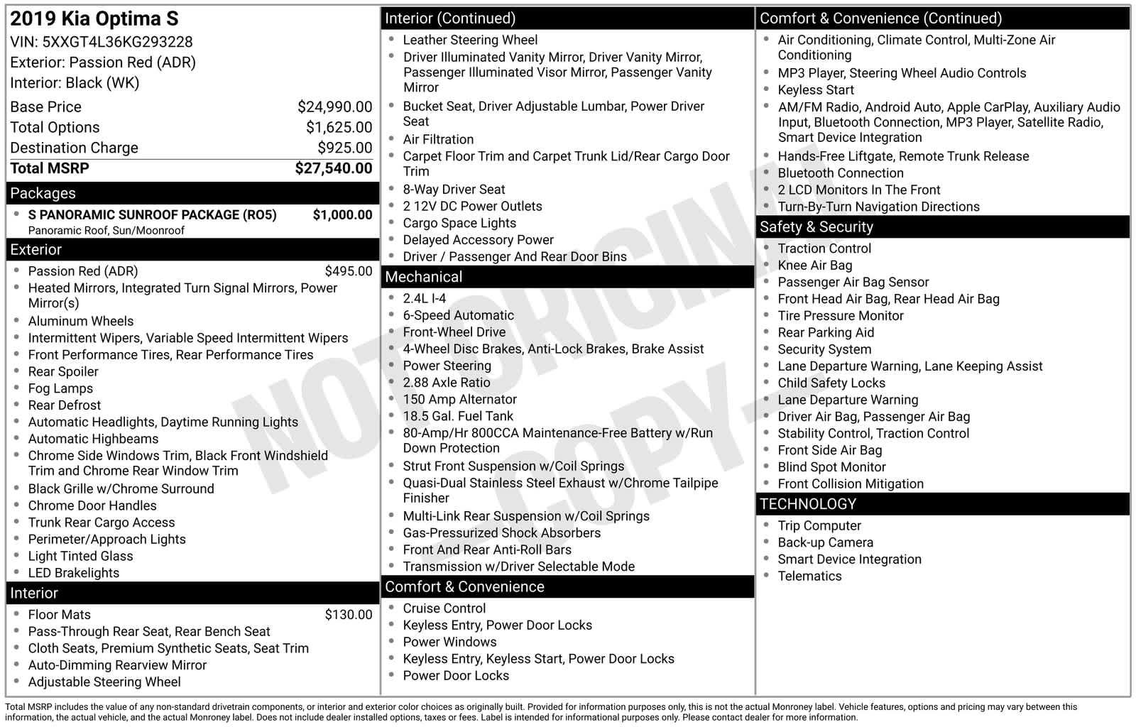 Thumbnail: 2019 Kia Optima - 5