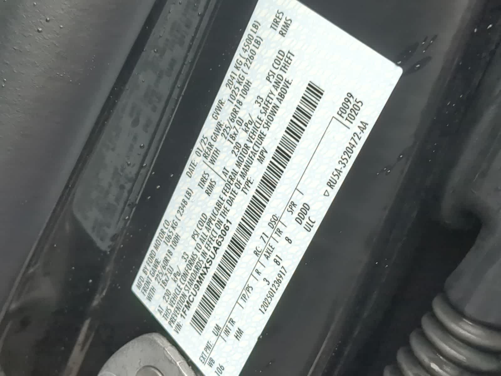 Thumbnail: 2025 Ford Escape - 37