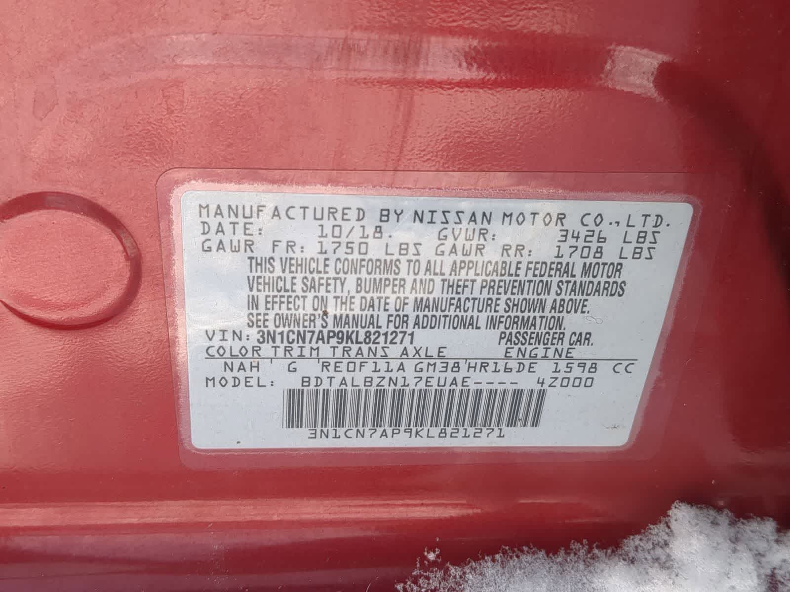 Thumbnail: 2019 Nissan Versa - 38