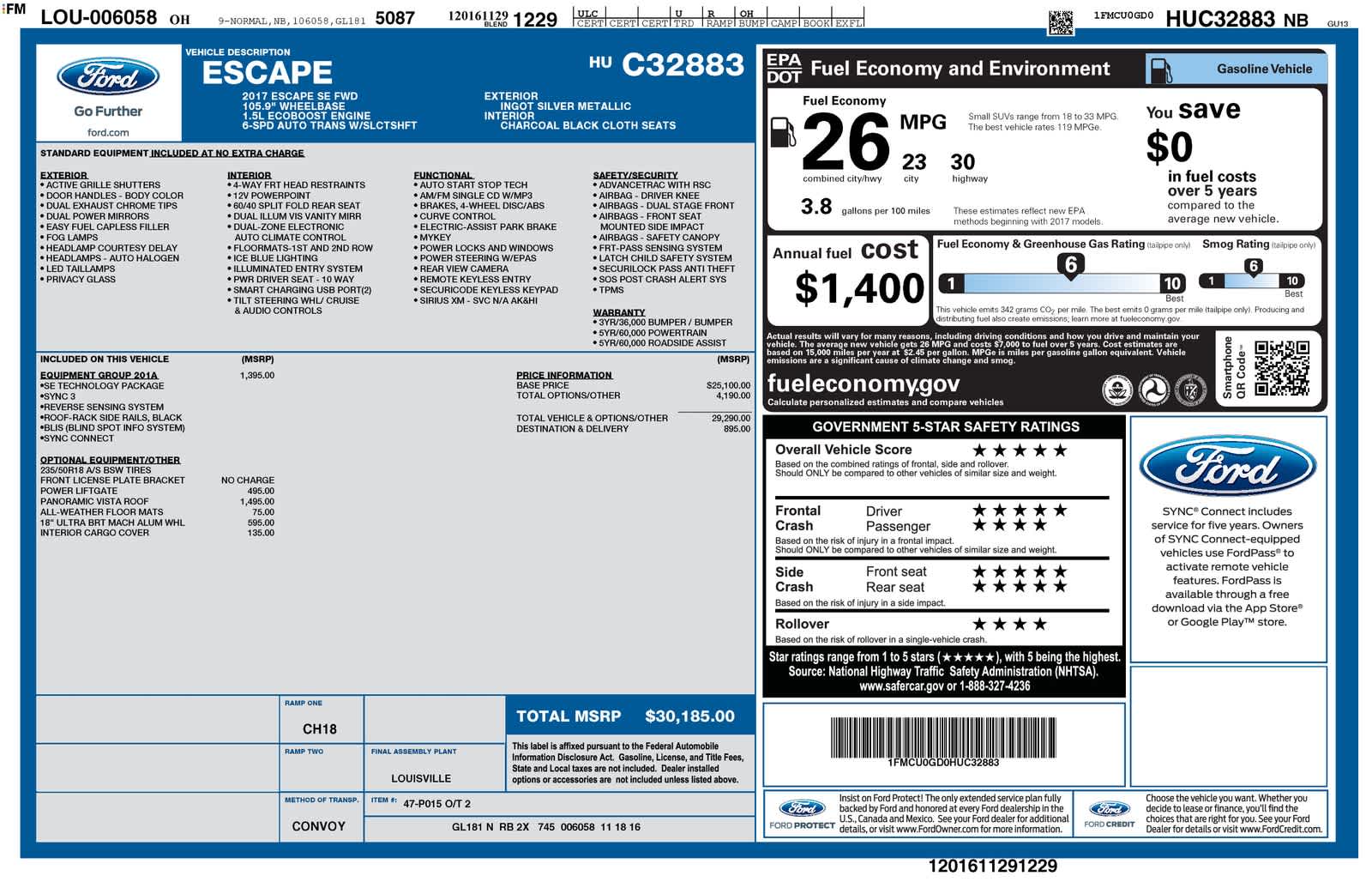 Thumbnail: 2017 Ford Escape - 6