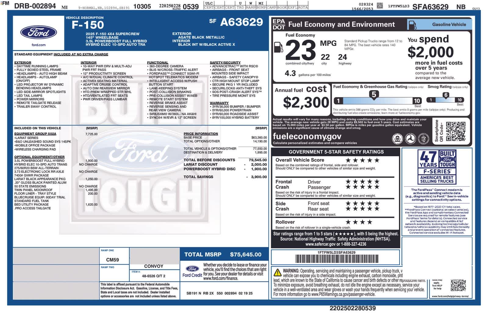2025 Ford F-150 Lariat 5