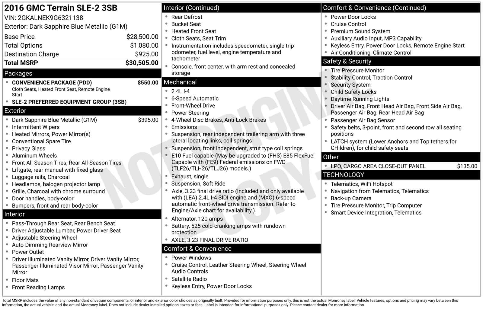 Thumbnail: 2016 GMC Terrain - 6