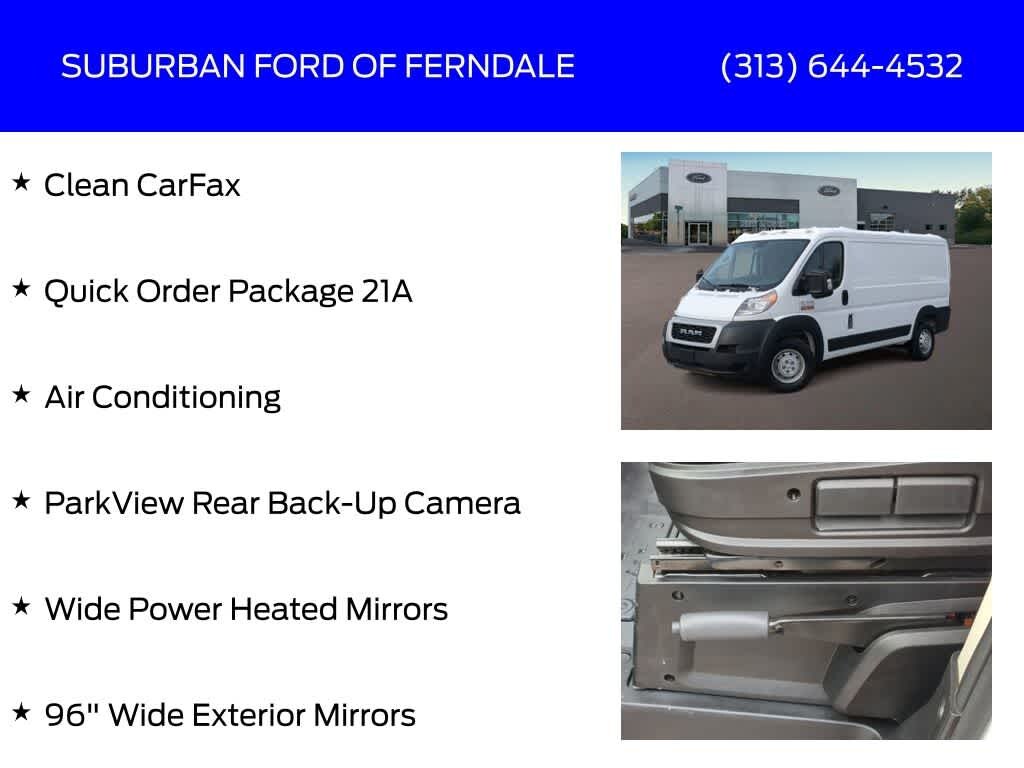 Used 2021 Ram Promaster Van