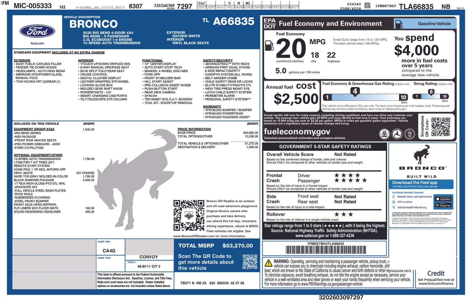 Thumbnail: 2026 Ford Bronco - 5