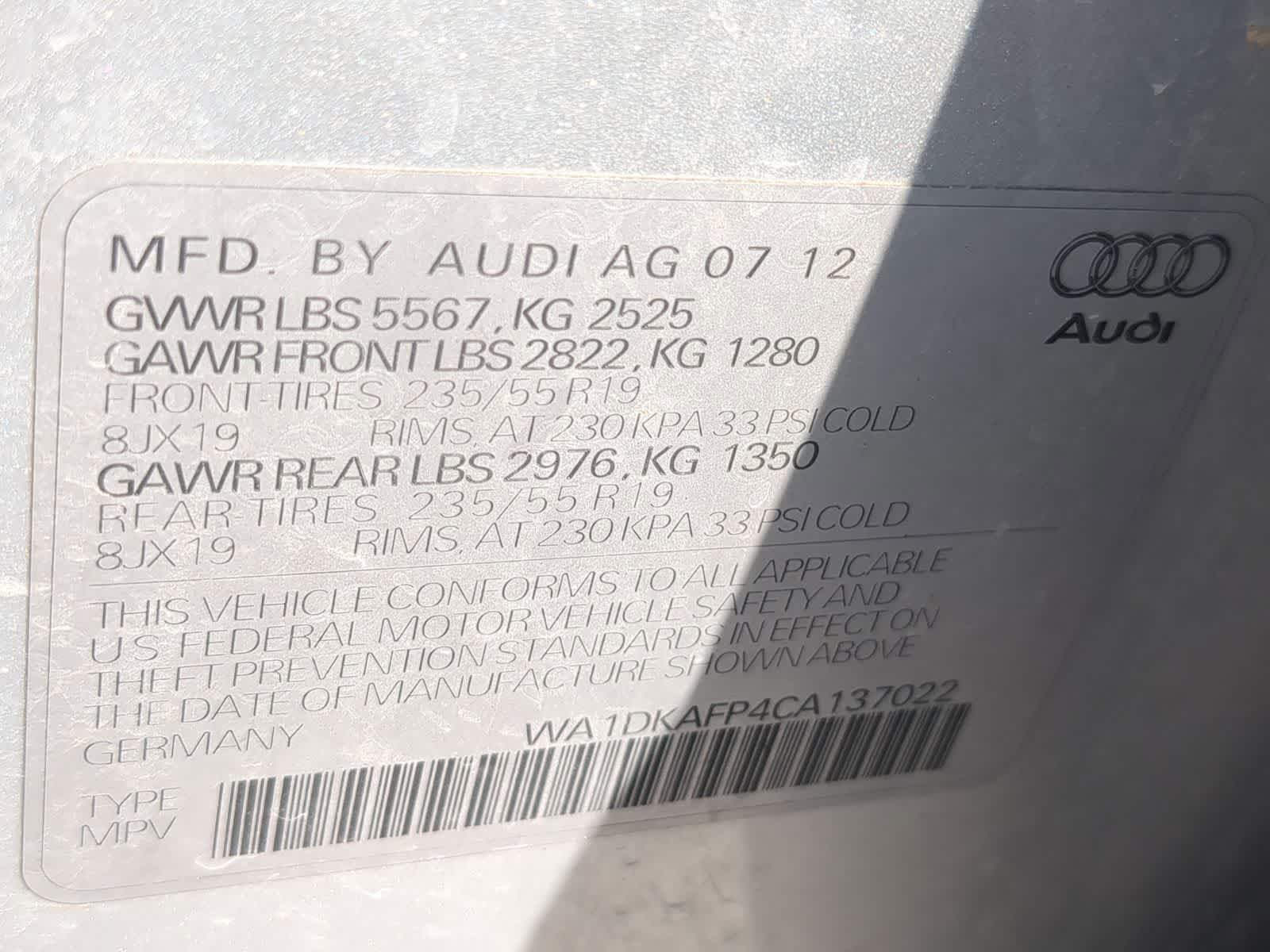 Thumbnail: 2012 Audi Q5 - 38