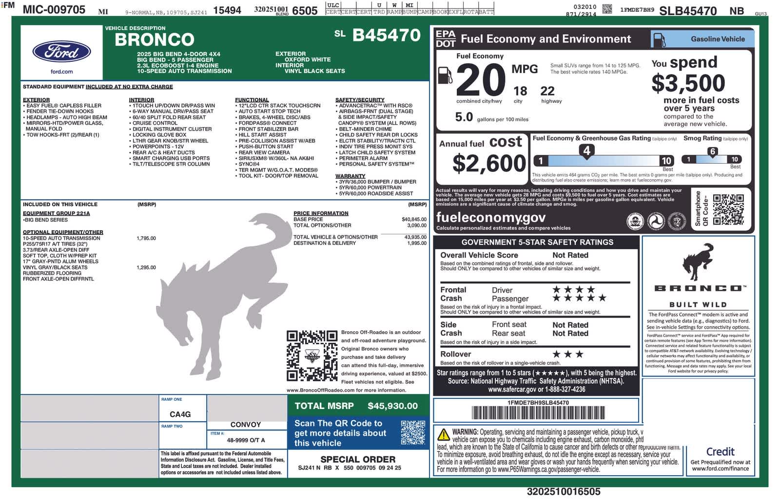 Thumbnail: 2025 Ford Bronco - 5