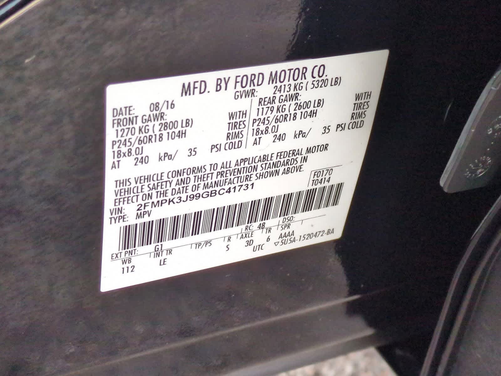 Thumbnail: 2016 Ford Edge - 35