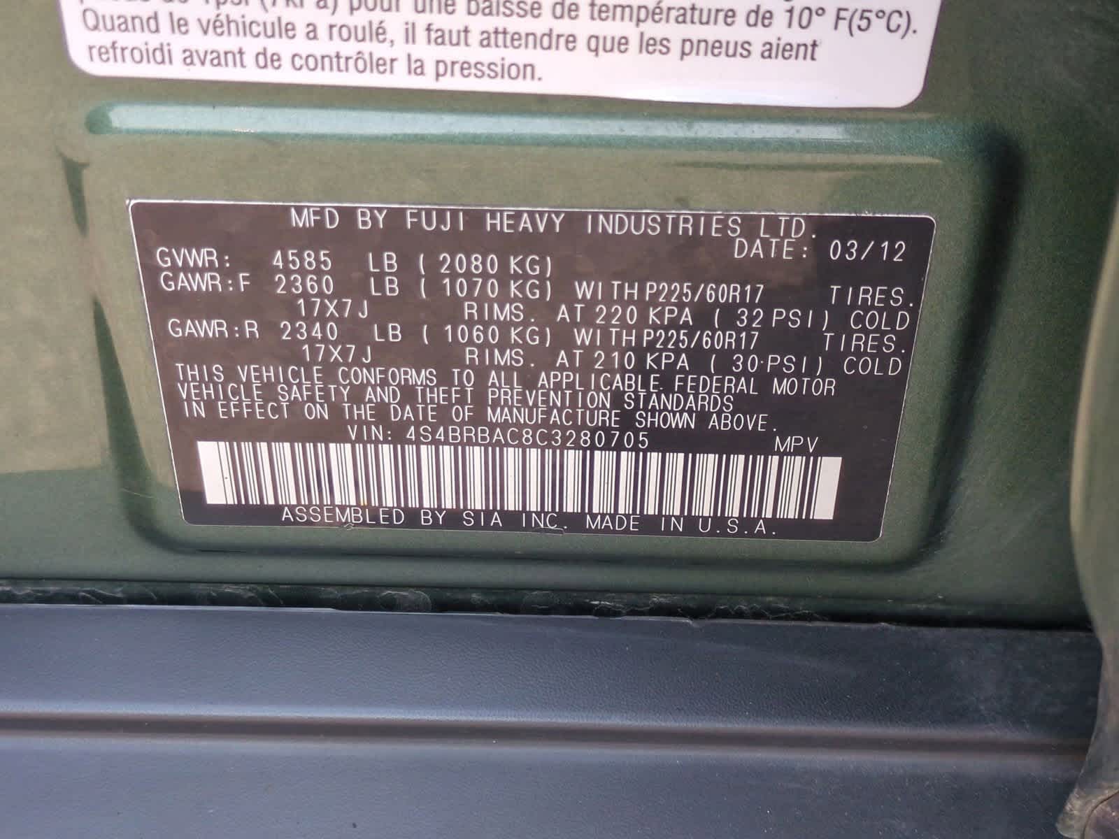 Thumbnail: 2012 Subaru Outback - 34