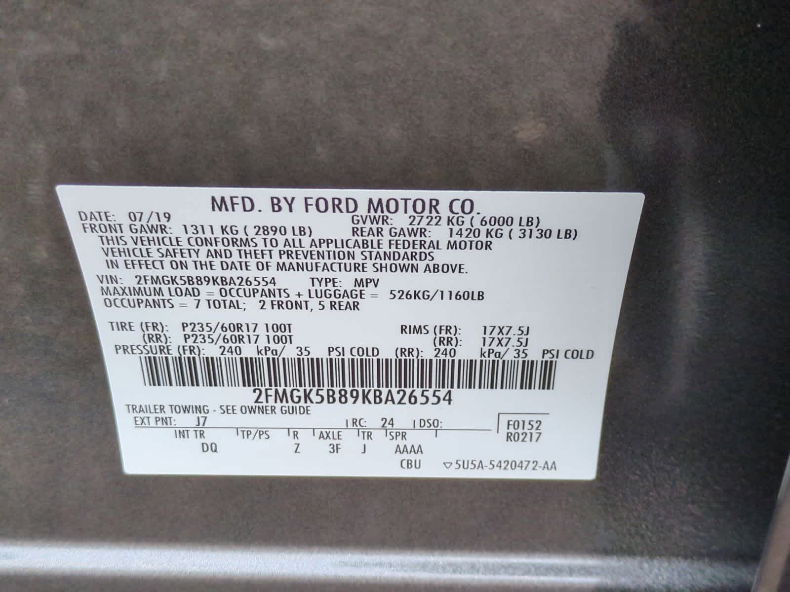 Thumbnail: 2019 Ford Flex - 33