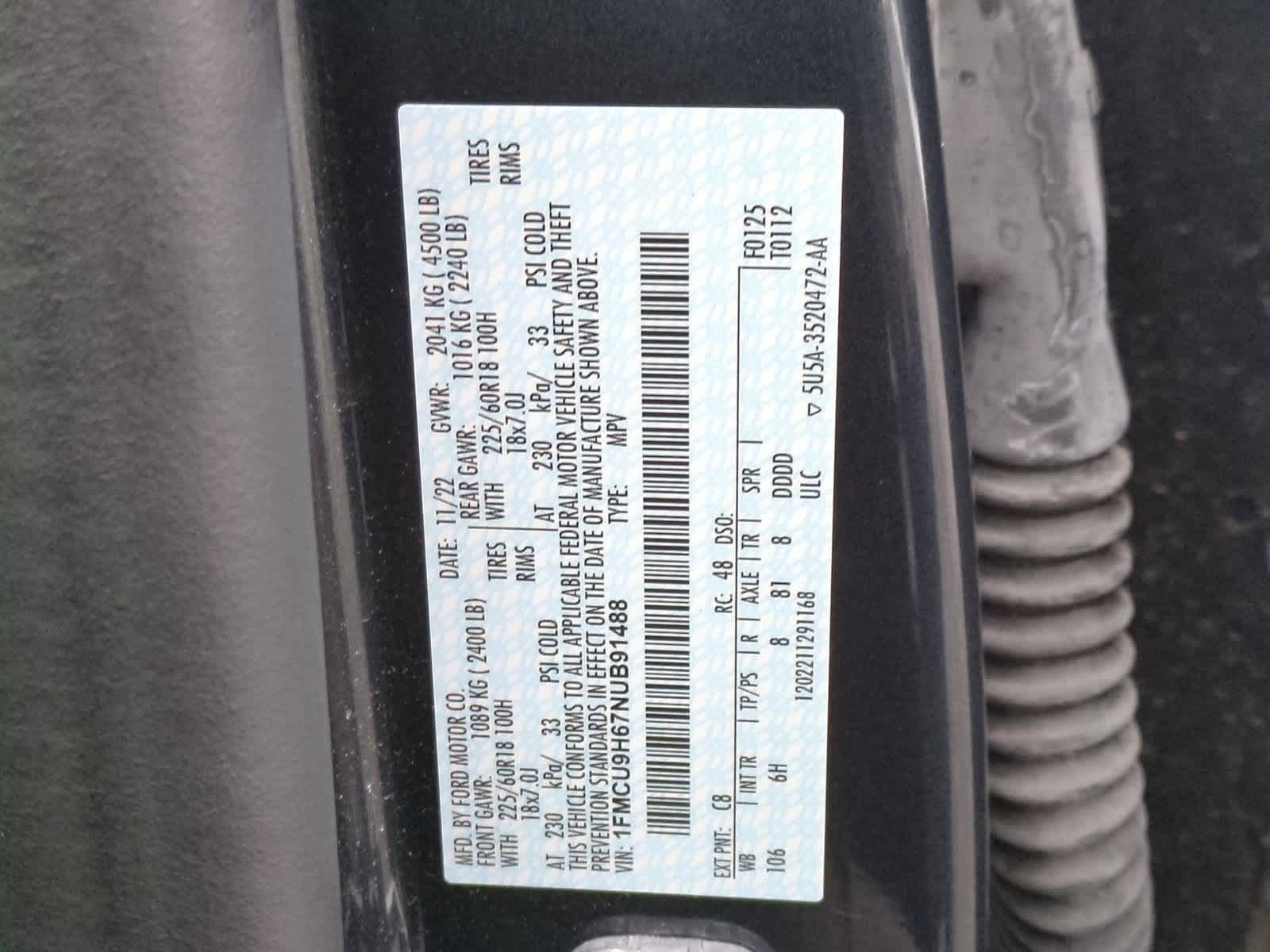 Thumbnail: 2022 Ford Escape - 35