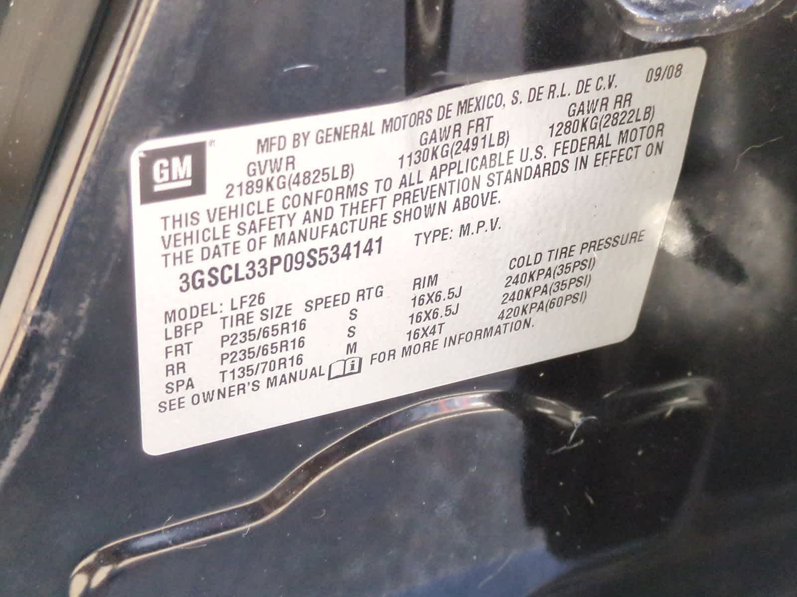 Thumbnail: 2009 Saturn VUE - 37