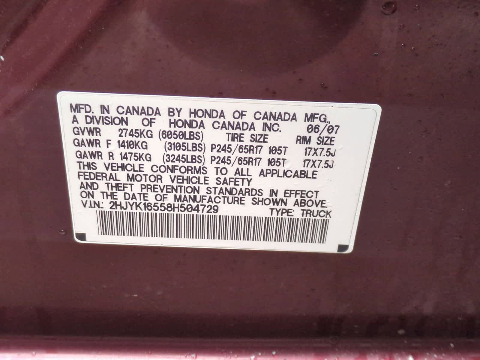 Thumbnail: 2008 Honda Ridgeline - 35