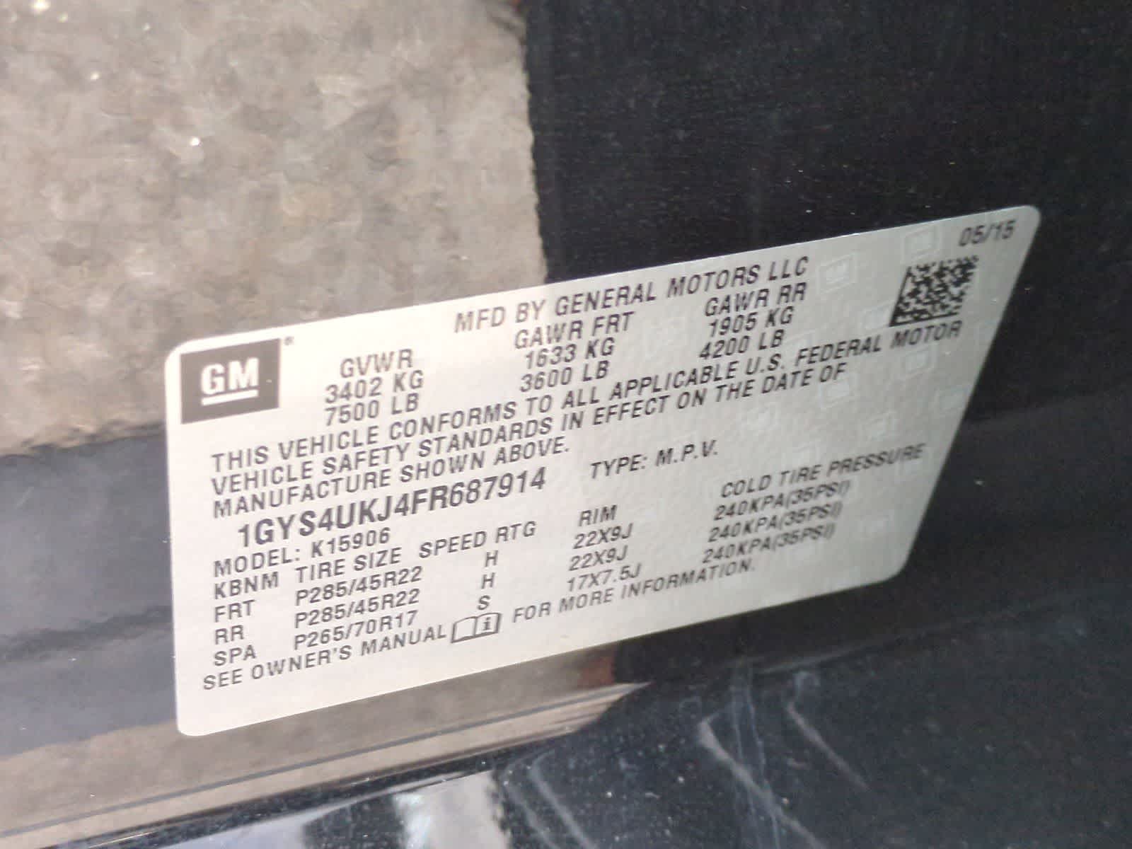 Thumbnail: 2015 Cadillac Escalade - 38