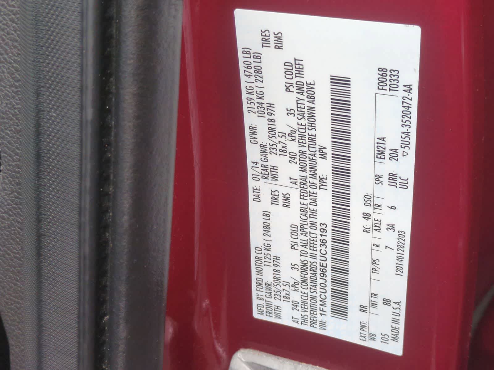 Thumbnail: 2014 Ford Escape - 35