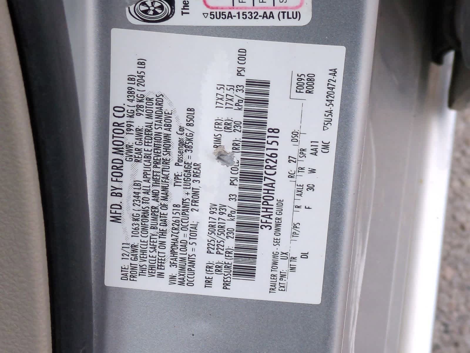 Thumbnail: 2012 Ford Fusion - 32