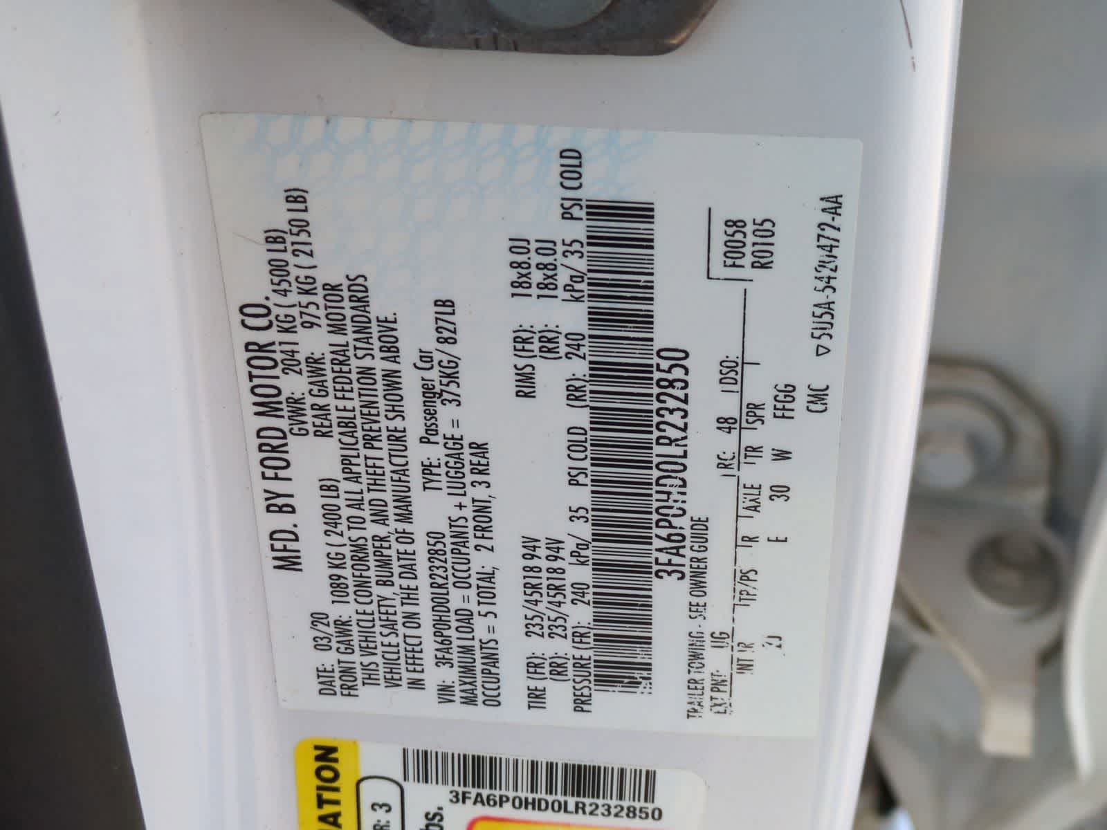 Thumbnail: 2020 Ford Fusion - 37