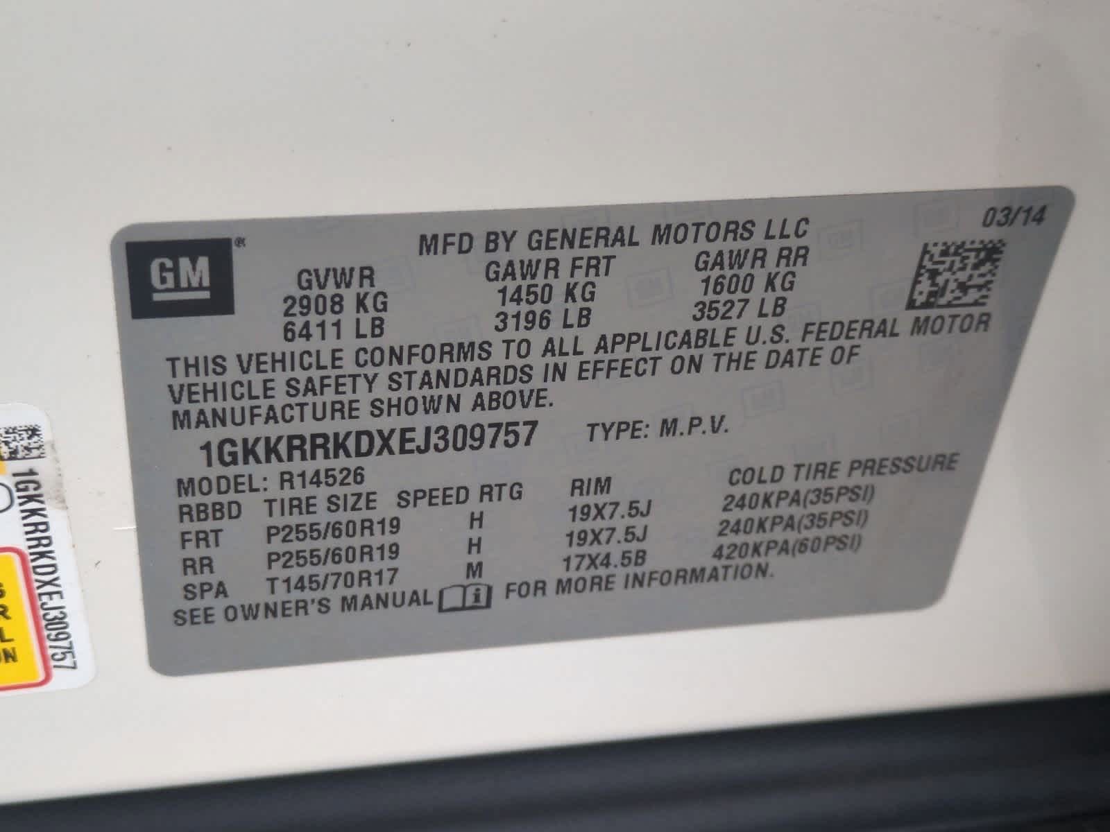 Thumbnail: 2014 GMC Acadia - 36