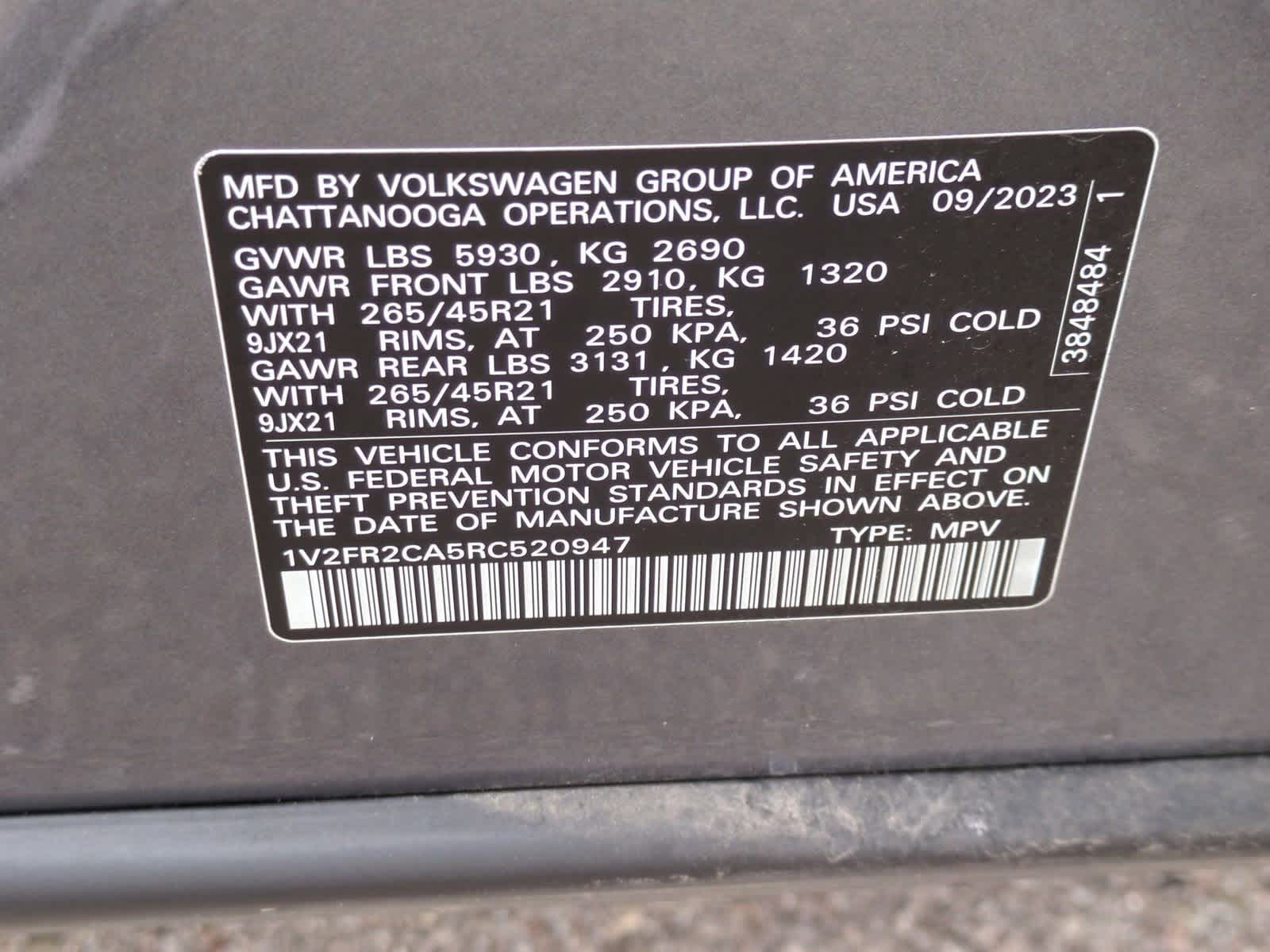 Thumbnail: 2024 Volkswagen Atlas - 39