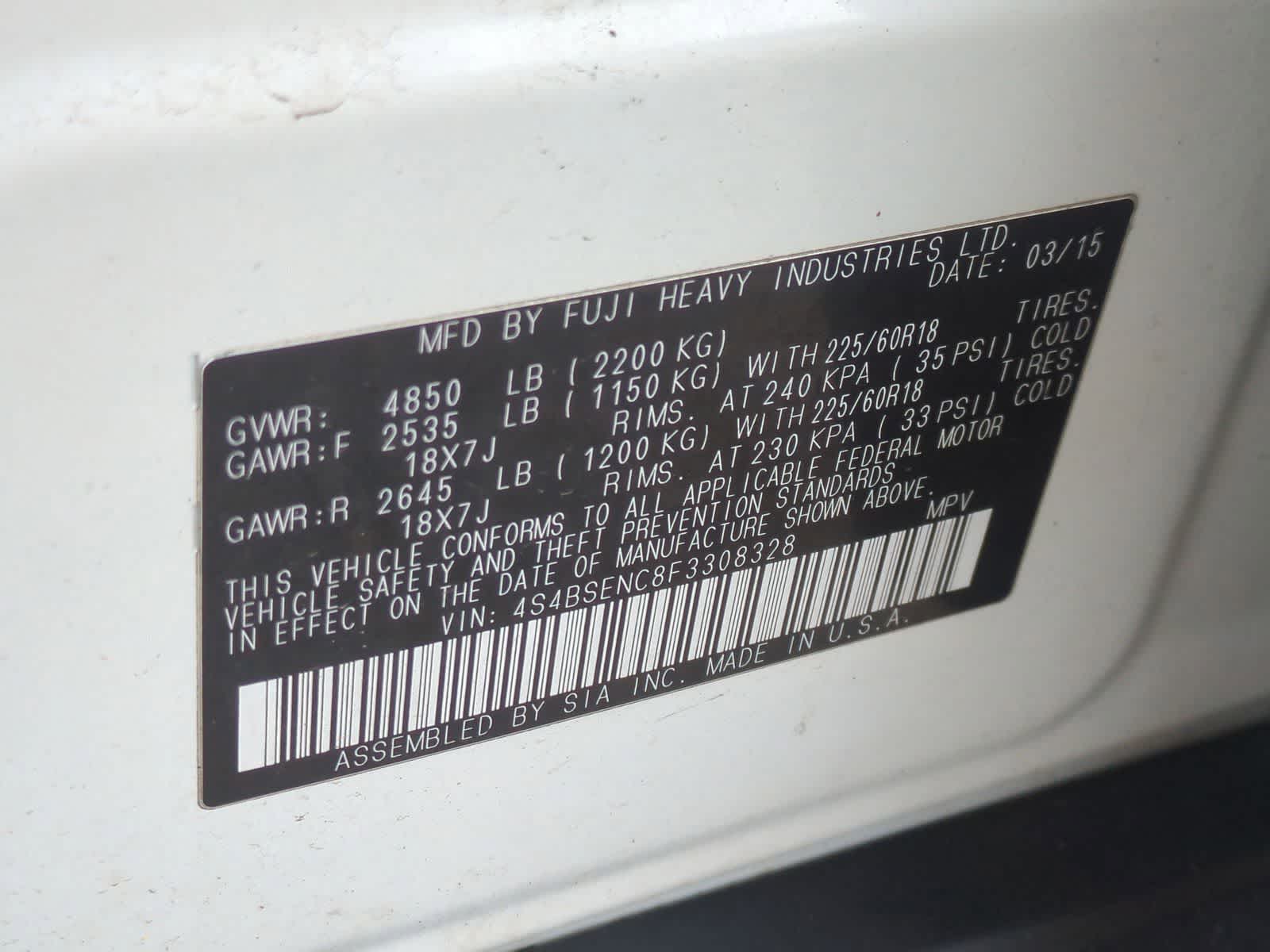 Thumbnail: 2015 Subaru Outback - 38