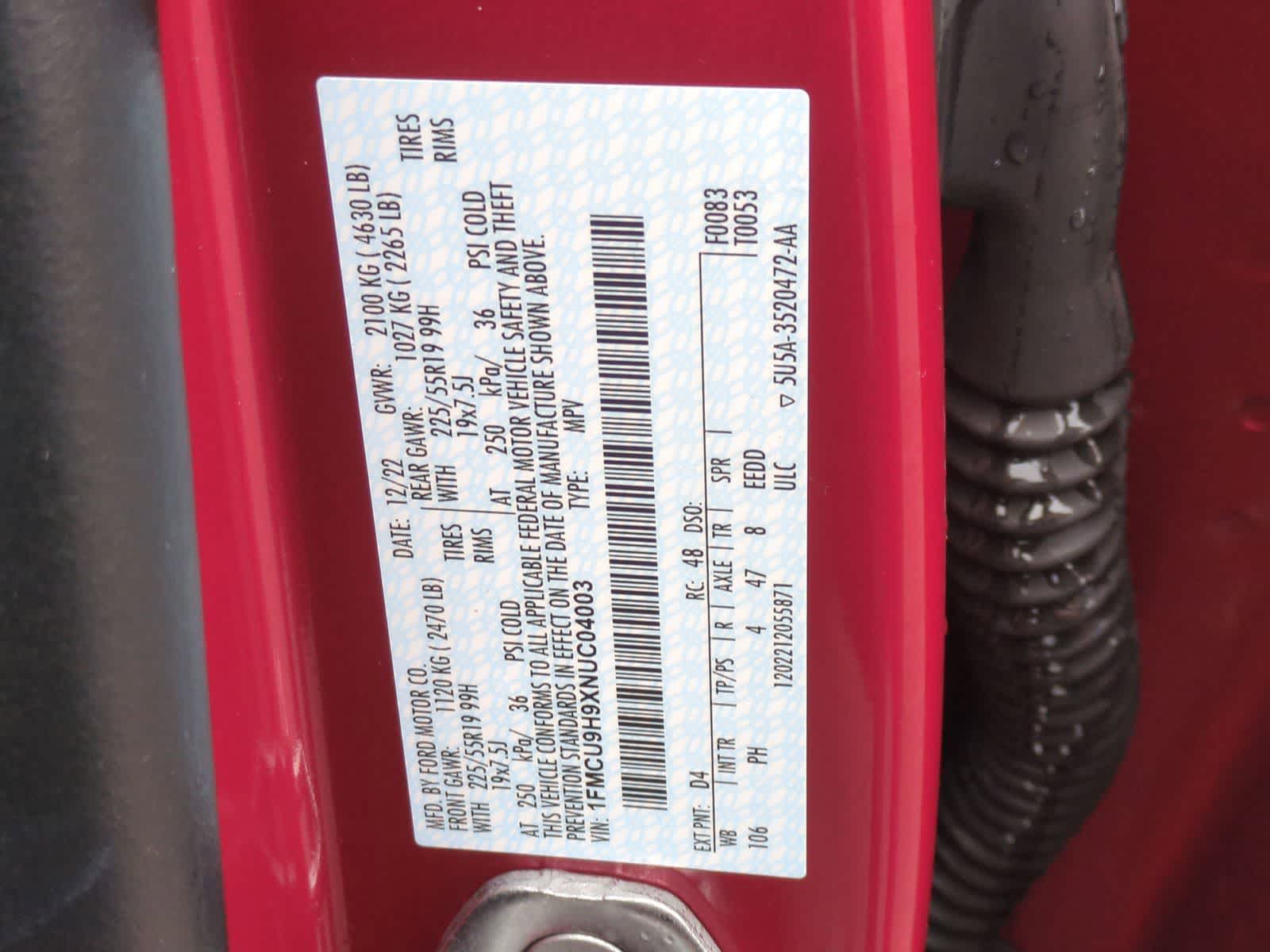 Thumbnail: 2022 Ford Escape - 37