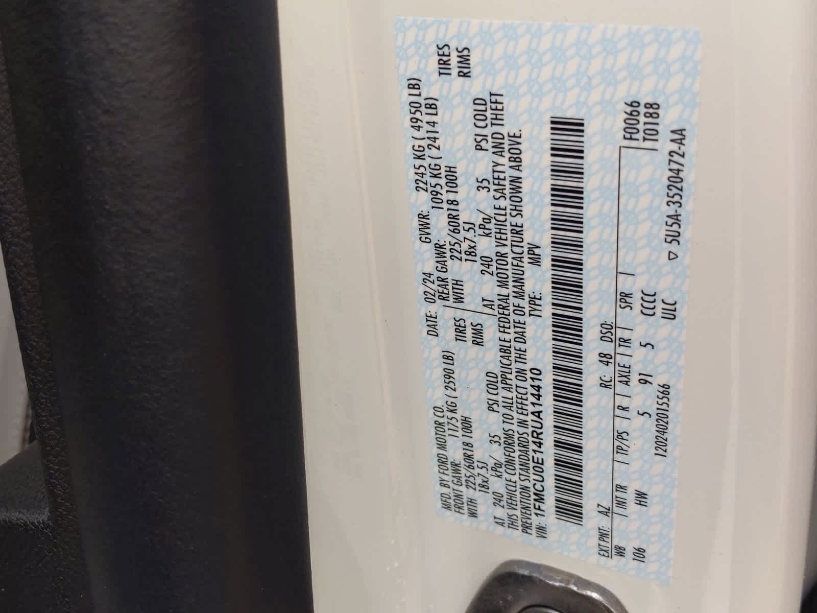 2024 Ford Escape Plug-in Hybrid 36