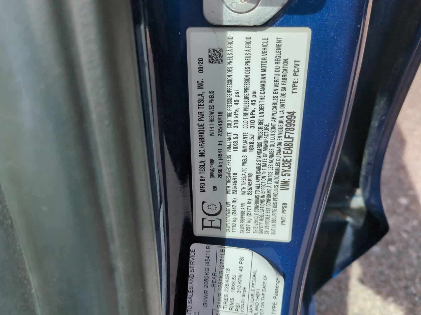 Thumbnail: 2020 Tesla Model 3 - 34