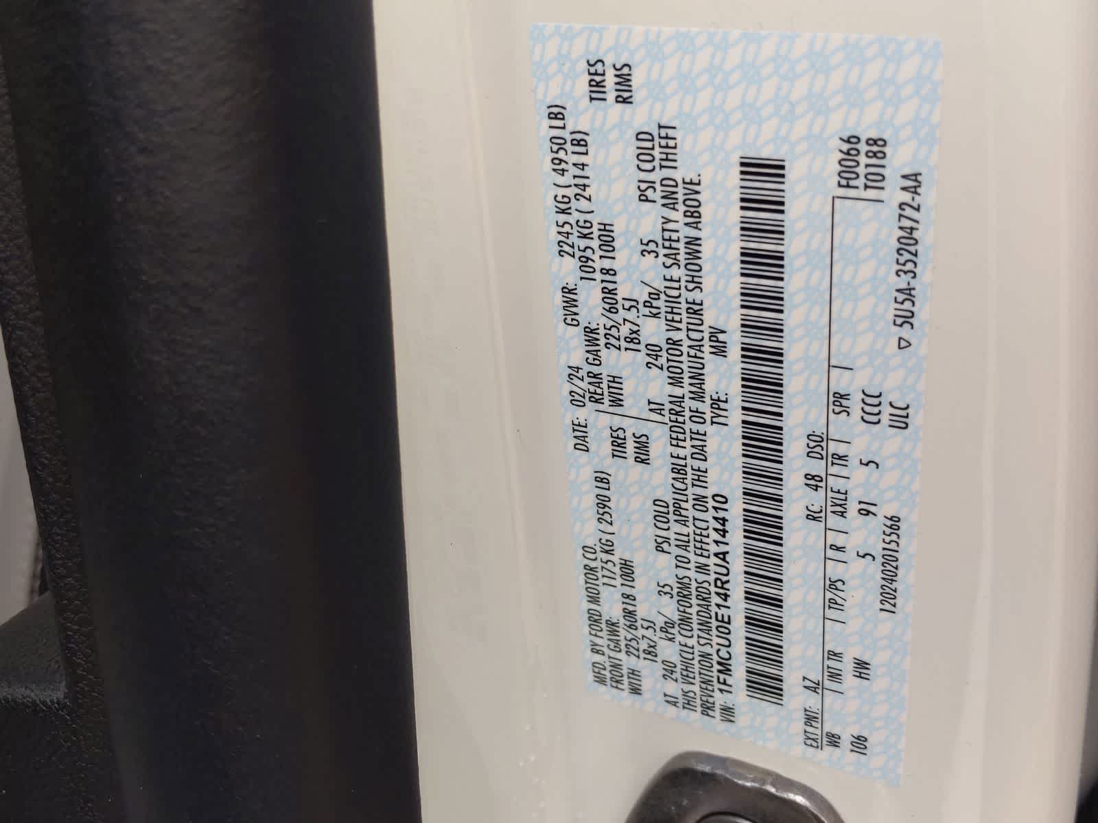 Thumbnail: 2024 Ford Escape - 36