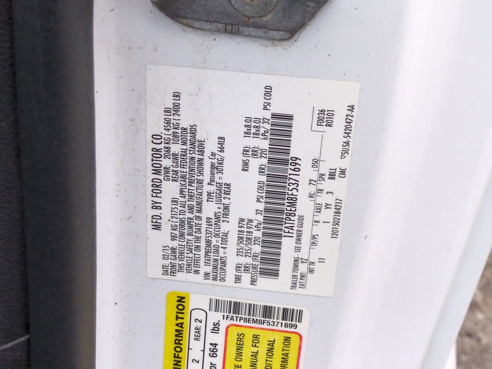 Thumbnail: 2015 Ford Mustang - 34